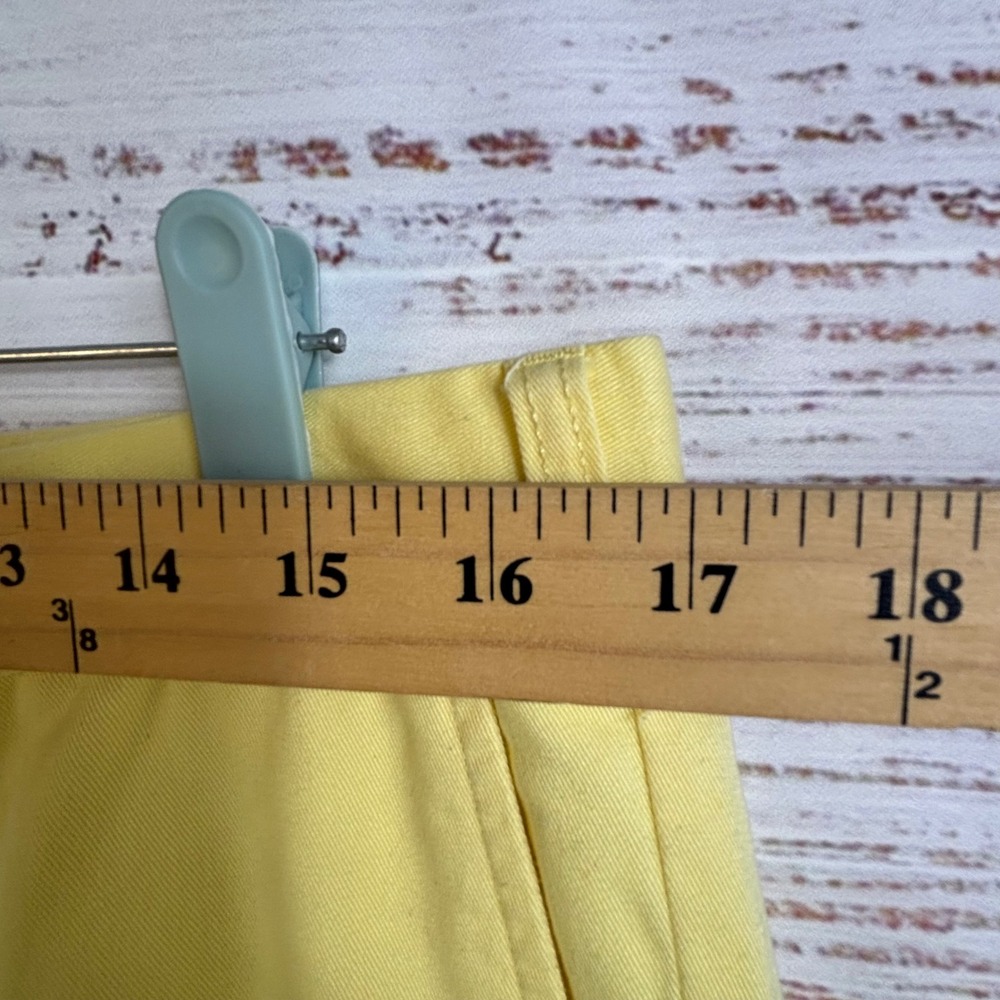 Chino Pants Polo Ralph Lauren 34/34* Butter Yellow 100% Cotton Embroidered Pony - Picture 6 of 16